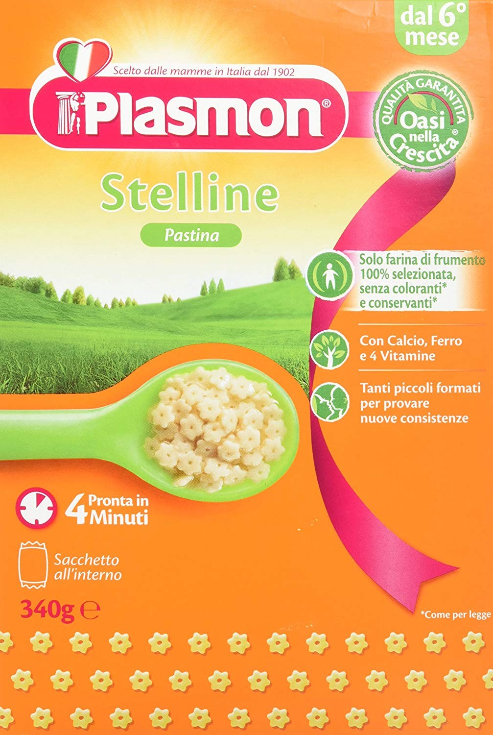 Plasmon - Oasi nella Crescita, Stelline, dal 6 mese , 1 Scatola