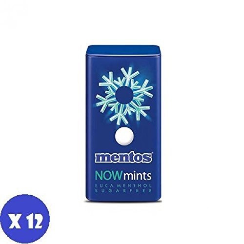 Caramelle - Mentos Now Mints Gusto Eucalipto 12 Confezioni