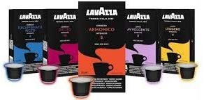 250 capsule caffè Lavazza compatibili NESPRESSO mix 5 gusti 50 capsule per tipo