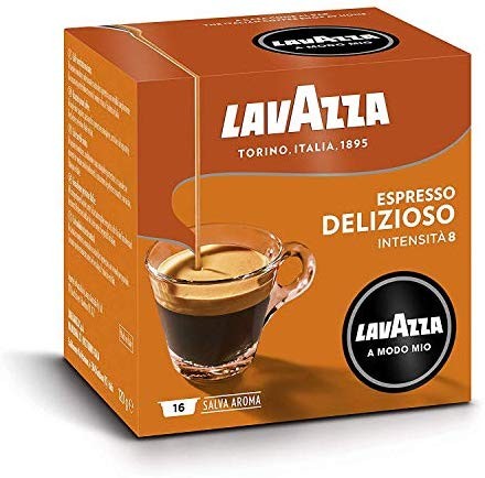 256 Cialde Capsule Lavazza a Modo Mio Delizioso Ex Deliziosamente Originali