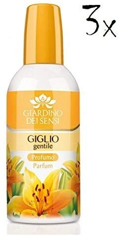3 X GIAR Dini dei sensi Giglio Gentile Profumo 100 ML EDT Eau de Toilette