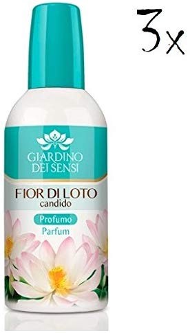 3 X Giardini dei sensi Fior di Loto Candido Parfum 100 ML EDT Eau de Toilette