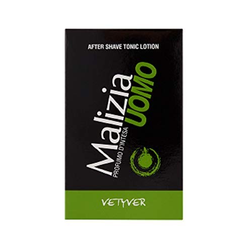 3 X malizia Uomo Vetyver After Shave 100 ML Tonic lozione dopobarba acqua di colonia