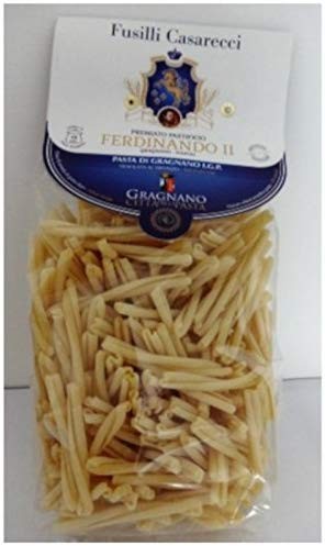 500G PASTA DI GRAGNANO IGP FERDINANDO II FUSILLI CASERECCI TRAFILATA A BRONZO