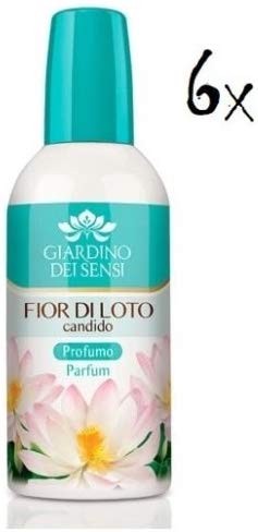 6 X GIAR Dini dei sensi Fior di Loto Candido Parfum 100 ML EDT Eau de Toilette
