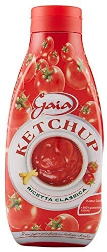 6 x KETCHUP GAIA 950 ML BARATTOLO SQUEEZE TOMATO TOPDOWN HAMBURGER BOTTIGLIA