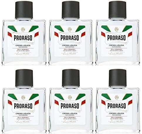 6 x PRORASO Dopobarba Crema Liquida Anti-Irritazione 100 Ml