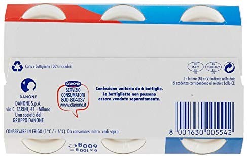 Actimel 0 Fragola - 6 x 100 gr