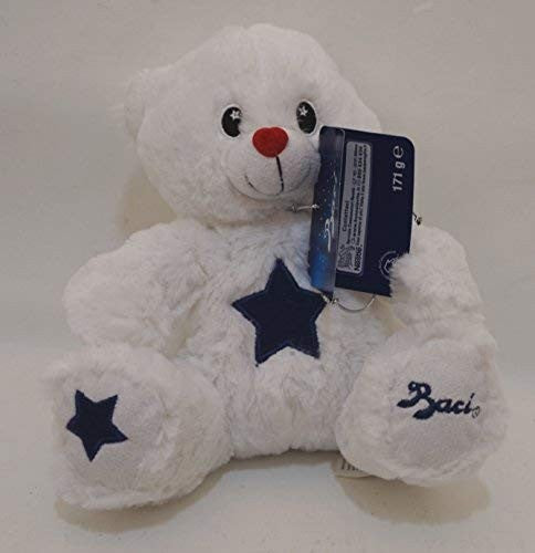 BACI PERUGINA CUSCINO GIGANTE CON ORSO E LETTARA CUORE PELUCHE 200GR IDEA REGALO