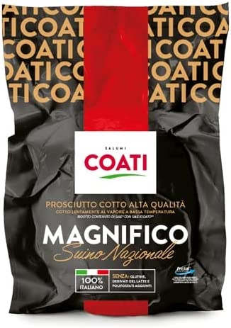 Magnifico Prosciutto Cotto Alta Qualità - Metà prosciutto, peso circa 4.5/5kg By Coati salumi