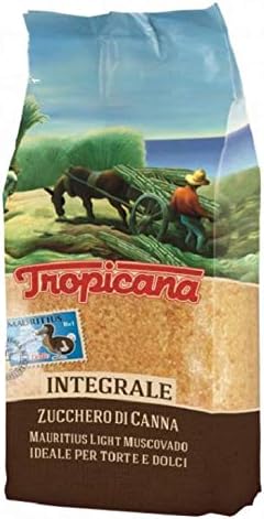 Tropicana, Zucchero di Canna Integrale Light, Ideale come Dolcificante –  Raspada