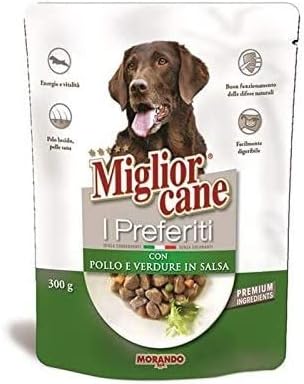 MIGLIORCANE 300GR BUSTA PO/VERDURE