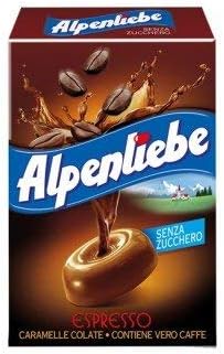 Alpenliebe la caramella colata gusto espresso 20 astucci x 49 g