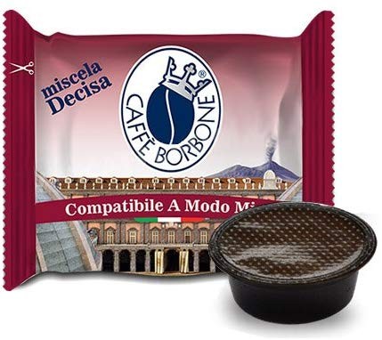 Caffè Borbone Confezione 50 Capsule Miscela Decisa Compatibili A Modo Mio