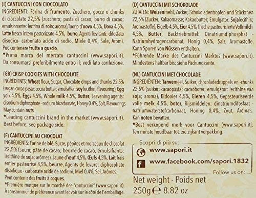 CANTUCCINI CON CHUNKS DI CIOCCOLATO 250GR