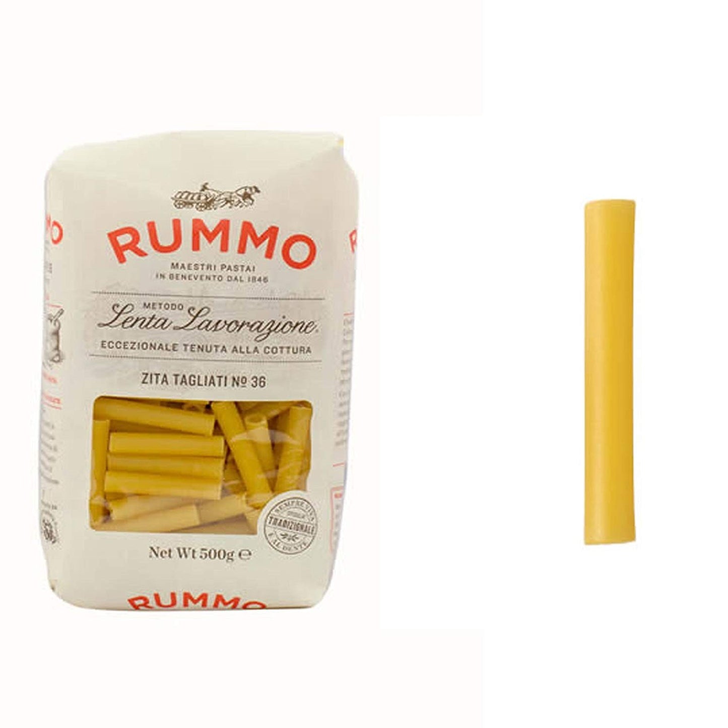 PASTA RUMMO 500 GR ZITA TAGLIATI N° 36 PASTIFICIO RUMMO LENTA LAVORAZIONE OTTIMA