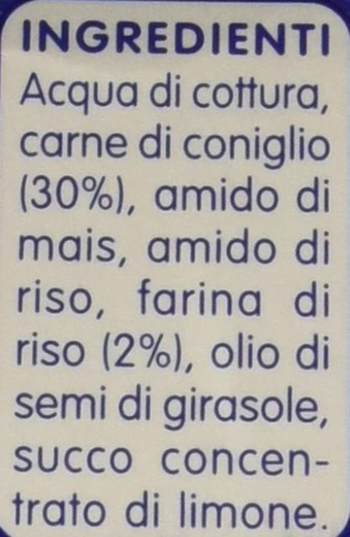 Mellin Omogeneizzato Coniglio - 80 g