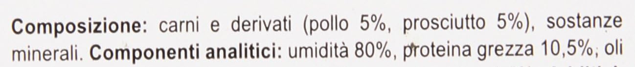 Migliorgatto Sterilized Paté con Pollo e Prosciutto per Gatti, 100g