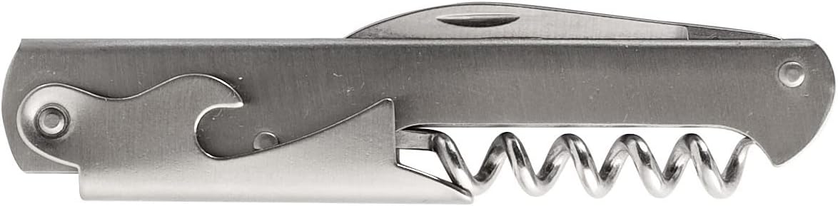 Home Soave Levatappi Cameriere, Metallo, Acciaio, 8x1x17 cm