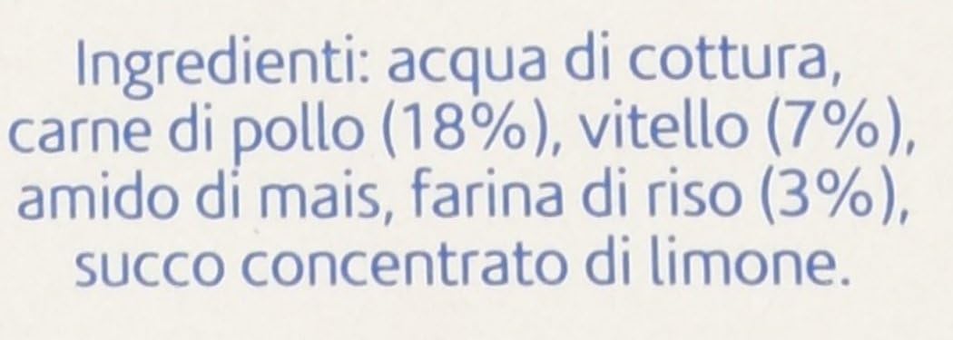 Nipiol Omogeneizzato Vitello, Pollo, 80 g, Confezione da 24