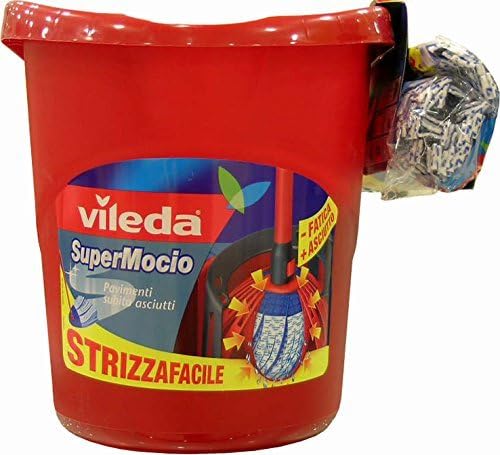 12 x VILEDA Supermocio Sistema Pavimenti Strizzafacile – Raspada