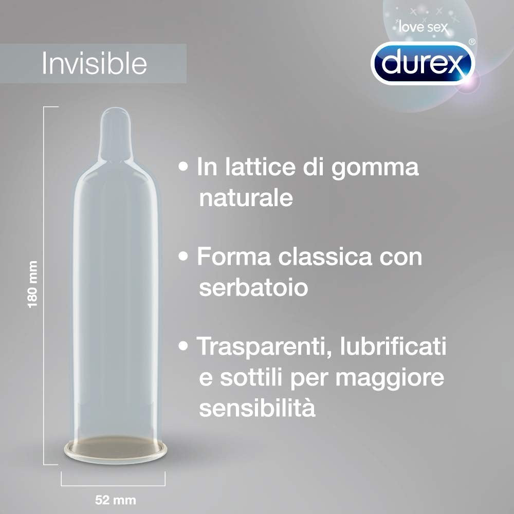Durex Settebello Super Sottile Preservativi, 36 Profilattici (3 Confezioni da 12 Pezzi)