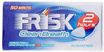 Frisk Clean Breath Caramelle alla Menta, Mentine Senza Zucchero per Alito Fresco - 12 astucci