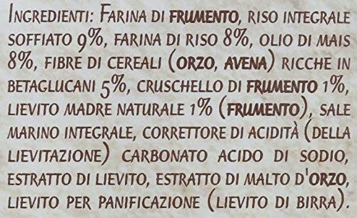 Galbusera - Riso su Riso, Cracker Integrali con Riso Soffiato - 380 g