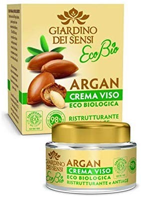 Giardino dei Sensi Crema Viso all'Argan Biologico Antiage 50 ml.