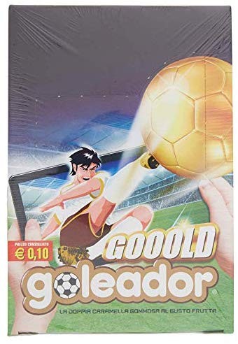 Goleador Gooold, la doppia caramella al gusto frutta - 200 pezzi