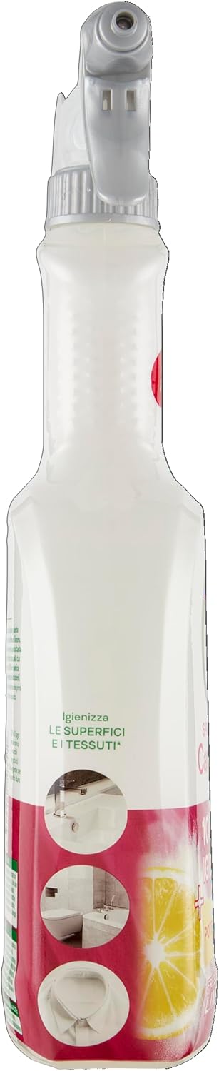 Cif Spray Attivo con Candeggina, Profumo al Limone, 650 ml, per le Superfici di Tutta la Casa e Pretrattante sui Tessuti Bianchi*, Formula con Potere Sbiancante, Adatto per Aree Dove si Cucina