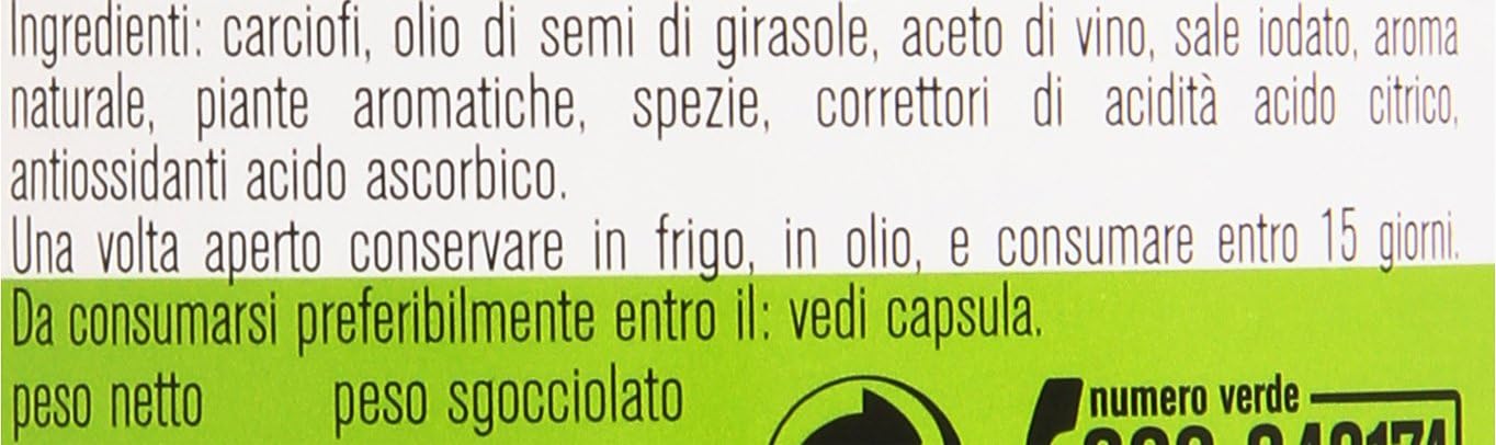 D'Amico Carciofi alla Rustica in Olio di Semi di Girasole, 280g