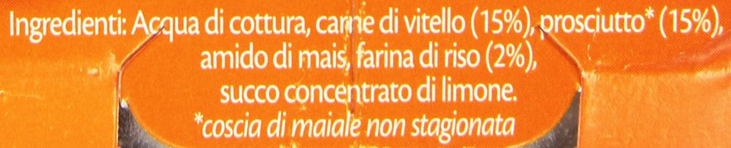 Plasmon Omogeneizzato Carne Vitello, prosciutto e cereale 2x80g Con Carne Italiana, 100% naturale, senza amidi e sale aggiunti