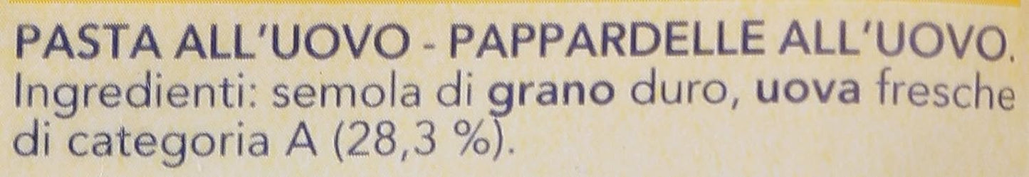 Barilla Emiliane Pappardelle all'Uovo, Cottura 7 Minuti - 250 gr
