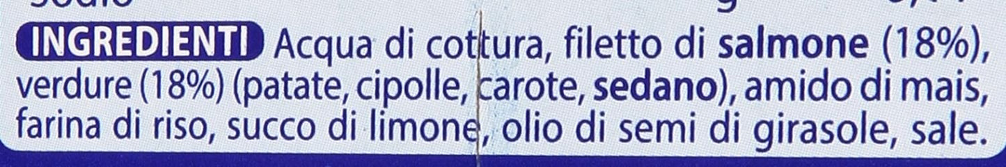 Mellin - Omogeneizzato Filetto di Salmone, con Verdure