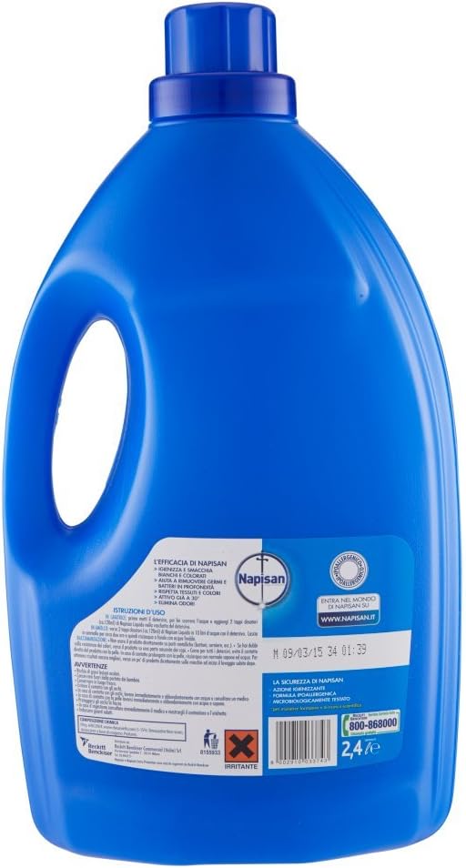 Napisan Additivo Igienizzante Liquido per Bucato, 2.4 litri