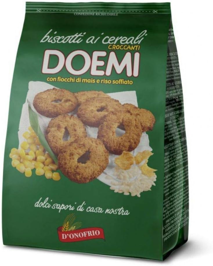 Doemi Biscotti Con Fiocchi Di Mais E Riso Soffiato 750 grammi