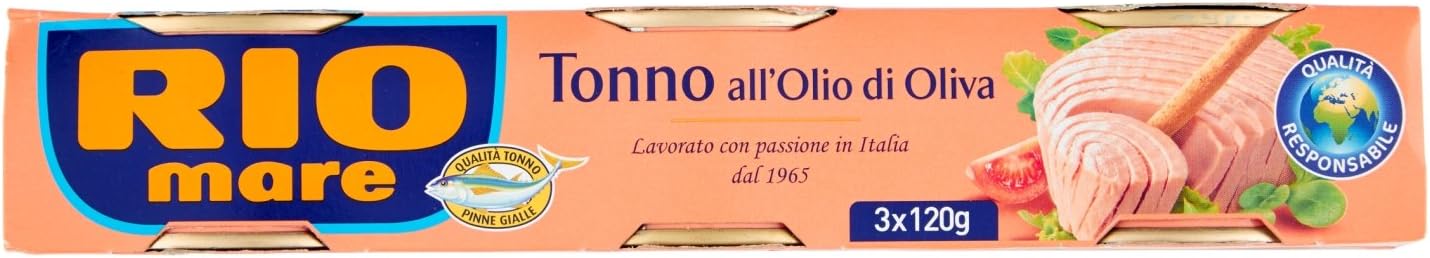 Rio Mare Tonno all' Olio di Oliva, 3 x 120g