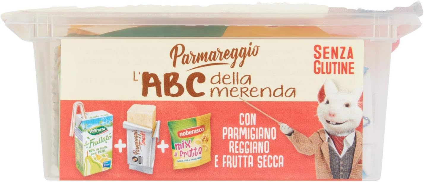 Parmareggio L'Abc Della Merenda con Snack di Parmigiano Reggiano e Frutta Secca