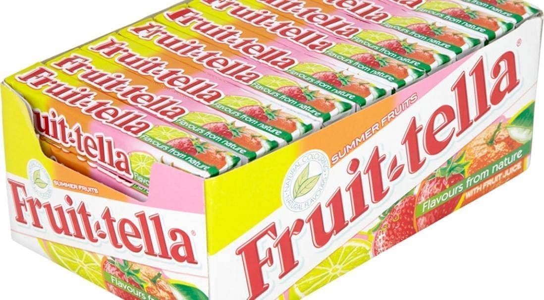 FRUITTELLA CARAMELLE ALLA FRUTTA X 20 PEZZI