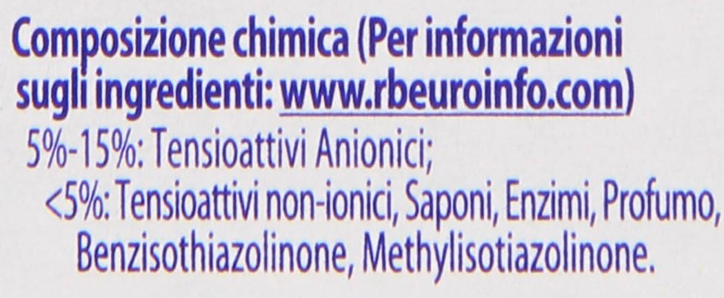 Lip Woolite Detersivo Lavatrice Liquido, Detersivo per Capi Delicati, Capi Scuri, Neri e Jeans, 25 lavaggi 1,5 l