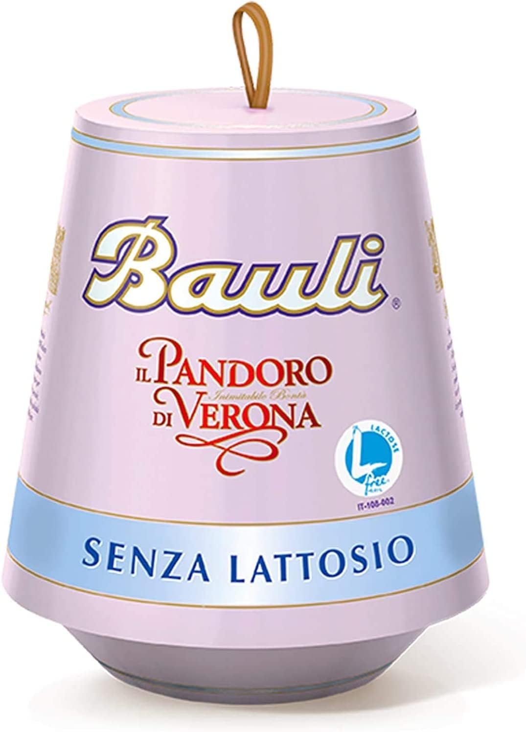 PANDORO BAULI TRADIZIONALE DI VERONA SENZA LATTOSIO 700g