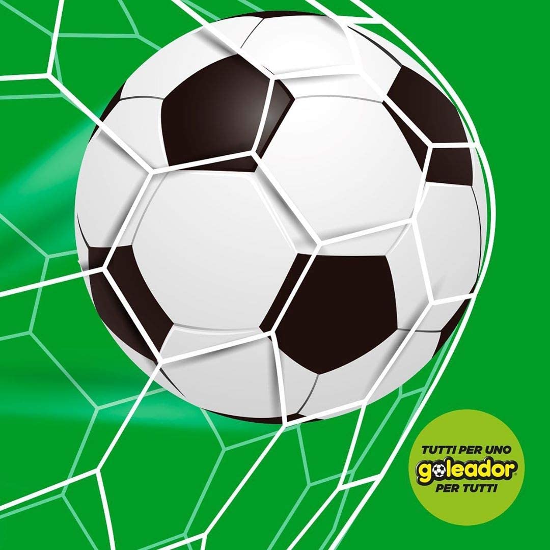 Goleador Dribbling Rainbow, Caramelle Gommose Frizzanti Gusto Frutti Assortiti, Senza Gelatina Animale, Ottimo per Feste per Bambini, Box da 144 Pezzi Incartati Singolarmente