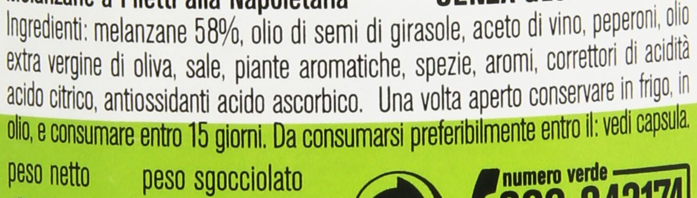 D'Amico le Specialità Melanzane alla Napoletana, 280g