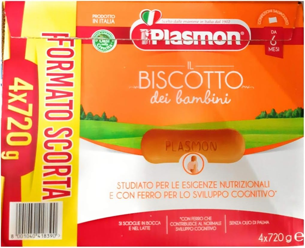 PLASMON BISCOTTO FORMATO SCORTA 4X720GR