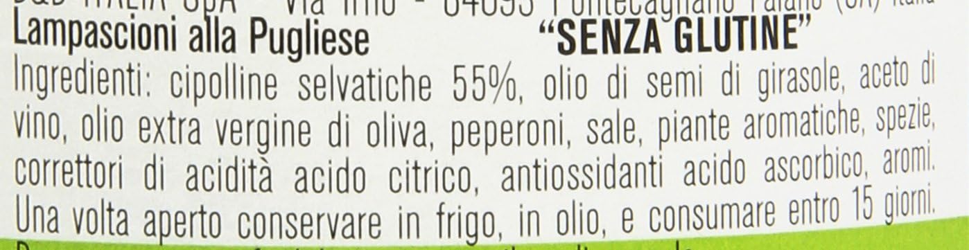 D'Amico Specialit Lampascioni Pugliesi Gr.290