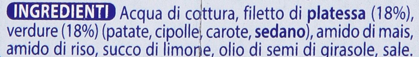 Mellin - Omogeneizzato, Filetto di Platessa - 160 grams