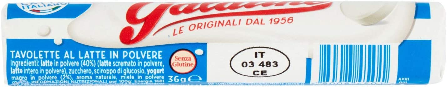 Galatine Tavolette al Latte in Polvere, 36g