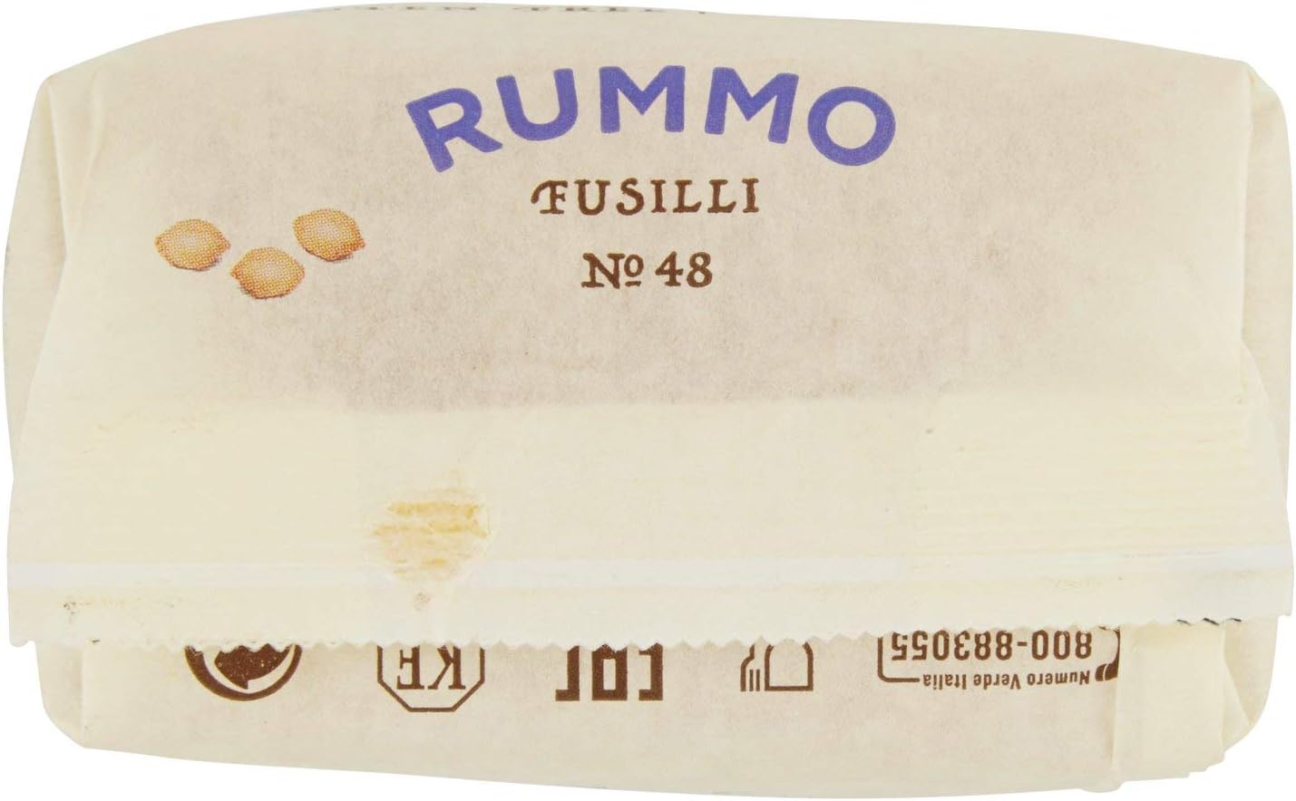 Rummo Legumi Fusilli ai Ceci di Toscana e Riso Integrale N. 48, 300g