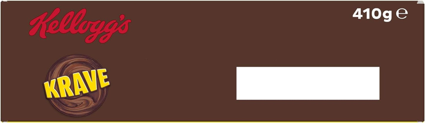 Kellogg's Krave Fagottini di Frumento, Dark Choco, 410g